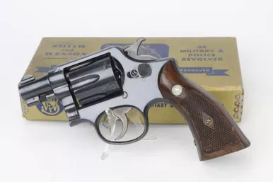 SOLD - Nice, Boxed Smith & Wesson 2" Pre-Model 10 Revolver