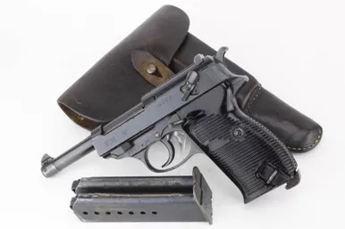 SOLD - Nice, Matching Mauser (byf) P.38 rig - 1944 mfg