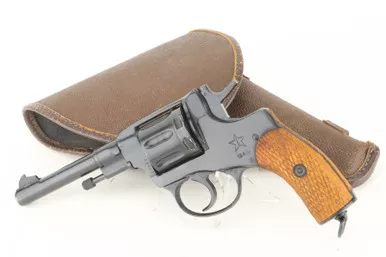 SOLD - Nice Russian Tula 1895 Nagant Rig - 1943 mfg