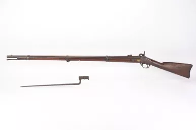 SOLD - Nice Springfield Model 1861 Rifled Musket w/ Bayonet - 1862 mfg