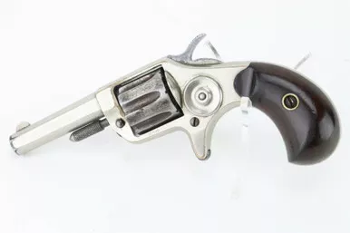SOLD - Nickel Colt New Line Revolver .22 Rimfire - With Factory Letter