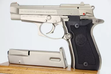 SOLD - Nickeled Beretta Model 84F
