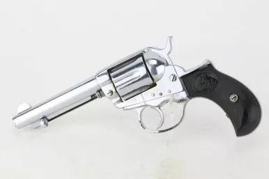 SOLD - Nickeled Colt Model 1877 Lightning - 1896 Mfg