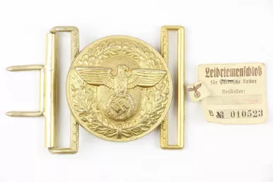 SOLD - Party Leader Buckle with Keepers & RZM Tag