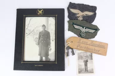 SOLD - Patches, Bunker Keys & Soldier Photo