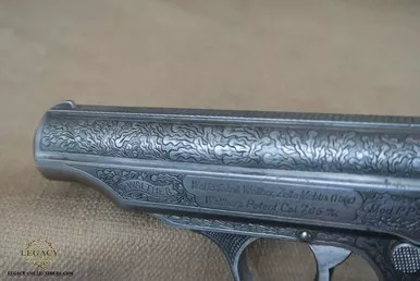 SOLD - Period Engraved Walther PP - In the White