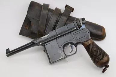 SOLD - Police Mauser C96 Broomhandle - Red 9