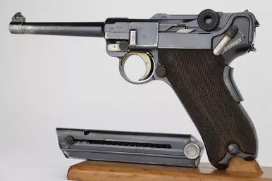 SOLD - Portuguese Model 1935/06 Luger - "GNR"