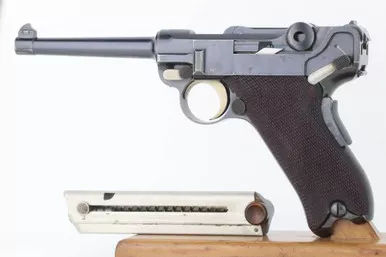 SOLD - Rare American Eagle DWM Luger - Army Test (7083 - 32517)