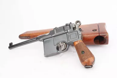 SOLD - Rare, Antique Mauser C96 - Large Ring Hammer - Matching Stock