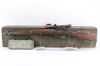 SOLD - Rare British No.4 Mk I(T) Enfield Sniper Rifle (B35314 - 17692)