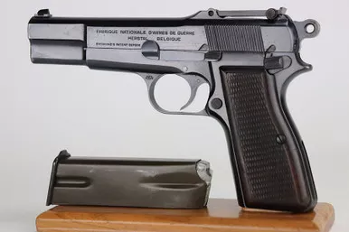 SOLD - Rare, Early Nazi FN Browning High Power - Slotted Frame