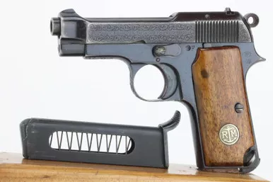 SOLD - Rare, Engraved Beretta Model 1931 - Italian Navy