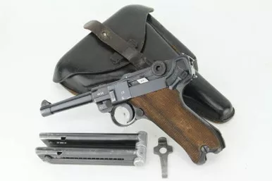 SOLD - Rare, Excellent 1939 Police Divert Mauser Luger Rig - Jan Still Collection