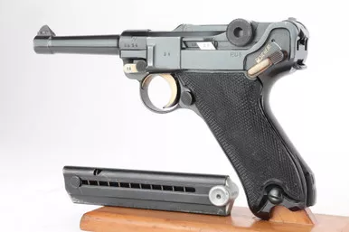 SOLD - Rare, Excellent Commercial Mauser Banner Luger - 1942 Mfg