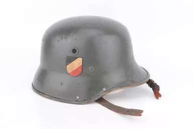 SOLD - Rare German Fiber Parade Helmet