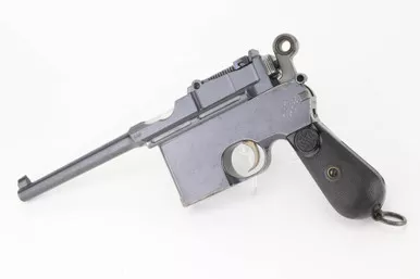 SOLD - Rare Mauser C96 - Flat Side, Large Ring Hammer