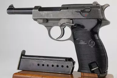 SOLD - Rare Nazi Mauser P.38 - svw 45 - Capture Document