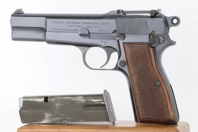 SOLD - Rare, Post-Liberation FN Browning High Power - Slotted Frame