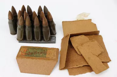 SOLD - RARE STG/MP 44 Ammo - 7.92???33mm Kurz -15 Rounds
