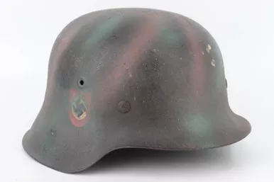 SOLD - Repainted German M42 Helmet