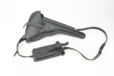 SOLD - Repro Artillery Luger Holster and Magazine Pouch