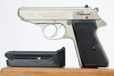 SOLD - Satin Nickel Walther / Manurhin PPK/S - .22 LR