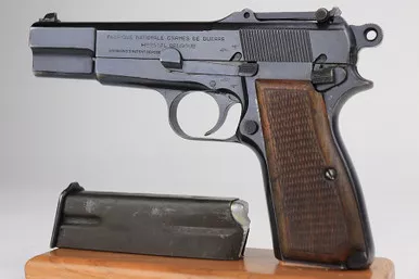 SOLD - Scarce Nazi FN Browning High Power - Tangent Sight (132848 - 18714)