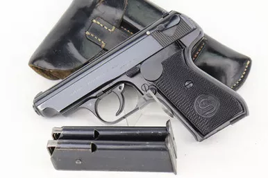 SOLD - Scarce Police Sauer 38h Rig - High Polish Eagle/C