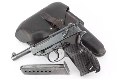 SOLD - Second-Variation AC 41 Walther P.38 Rig - Matching Magazine