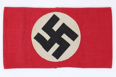 SOLD - Sewn Nazi Armband with RZM Tag