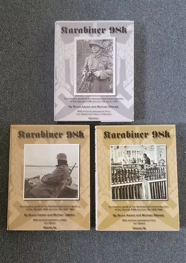 SOLD - Signed & Numbered Karabiner 98k: 3 Volume Set by Karem & Steves