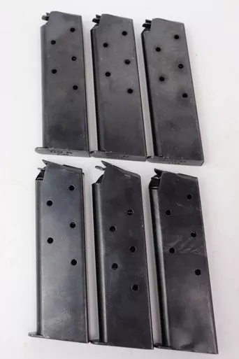 SOLD - Six Post-War Colt 1911 Magazines