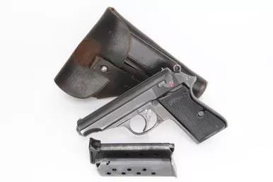 SOLD - SS Contract Walther PP Rig - Two Matching Magazines