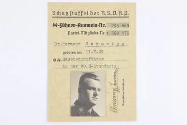 SOLD - SS ID Card - Protection Staff