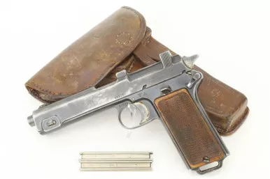 SOLD -Steyr Hahn Model 1912 Rig - Nazi Police Conversion