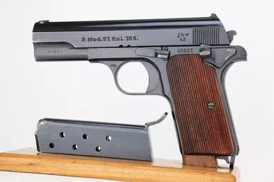 SOLD - Stunning 1943 Nazi Femaru Model 37 - Matching Magazine