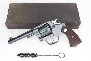 SOLD - Stunning, Boxed Colt New Service Revolver - With Factory Letter