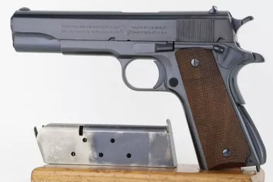SOLD - Stunning, Rare, Transitional 1924 Colt 1911A1 - Professional Restoration