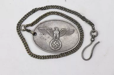 SOLD - Super Rare Third Reich Local Criminal Police Disc