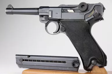 SOLD - Terrific Black Widow Mauser Luger (6774h - 14364)