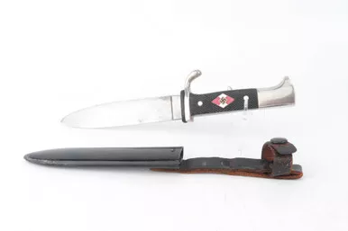 SOLD - Transitional 1939 RZM Hitler Youth Knife & Scabbard - Rare Maker Anton Wingen Jr.