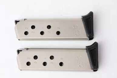 SOLD - Two Post-War Walther PPK Finger Extension Magazines -.380 ACP