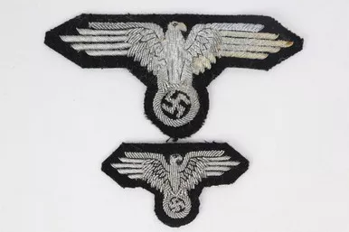 SOLD - Two SS Uniform Eagles