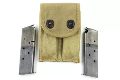 SOLD - Two Tone 1911 Magazines with 1918 Pouch (EC12224-02(Ohio))
