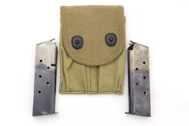 SOLD - Two Tone 1911 Magazines with 1918 Pouch (EC22624-01(Ohio))
