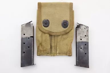 SOLD - Two Tone 1911 Magazines with 1918 Pouch (EC32124-02(Ohio))