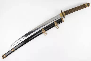 SOLD - Type 97 Naval Officer Sword - 1600s Family Blade