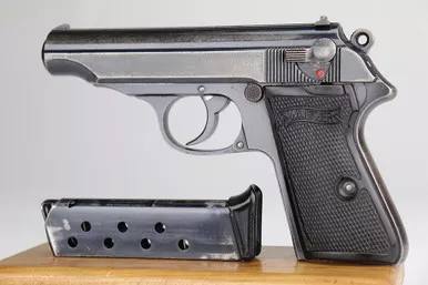 SOLD - Ultra Rare SS Walther PP - P Under - Matching Magazine