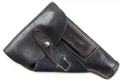 SOLD - Unmarked 7.65mm Holster - Late WW2